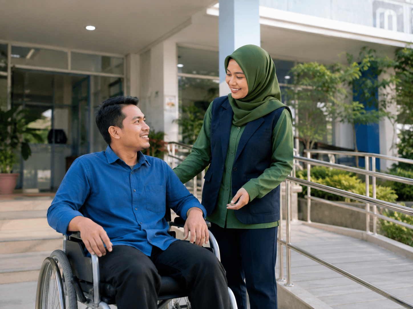 Ilustrasi layanan kesejahteraan sosial penyandang disabilitas